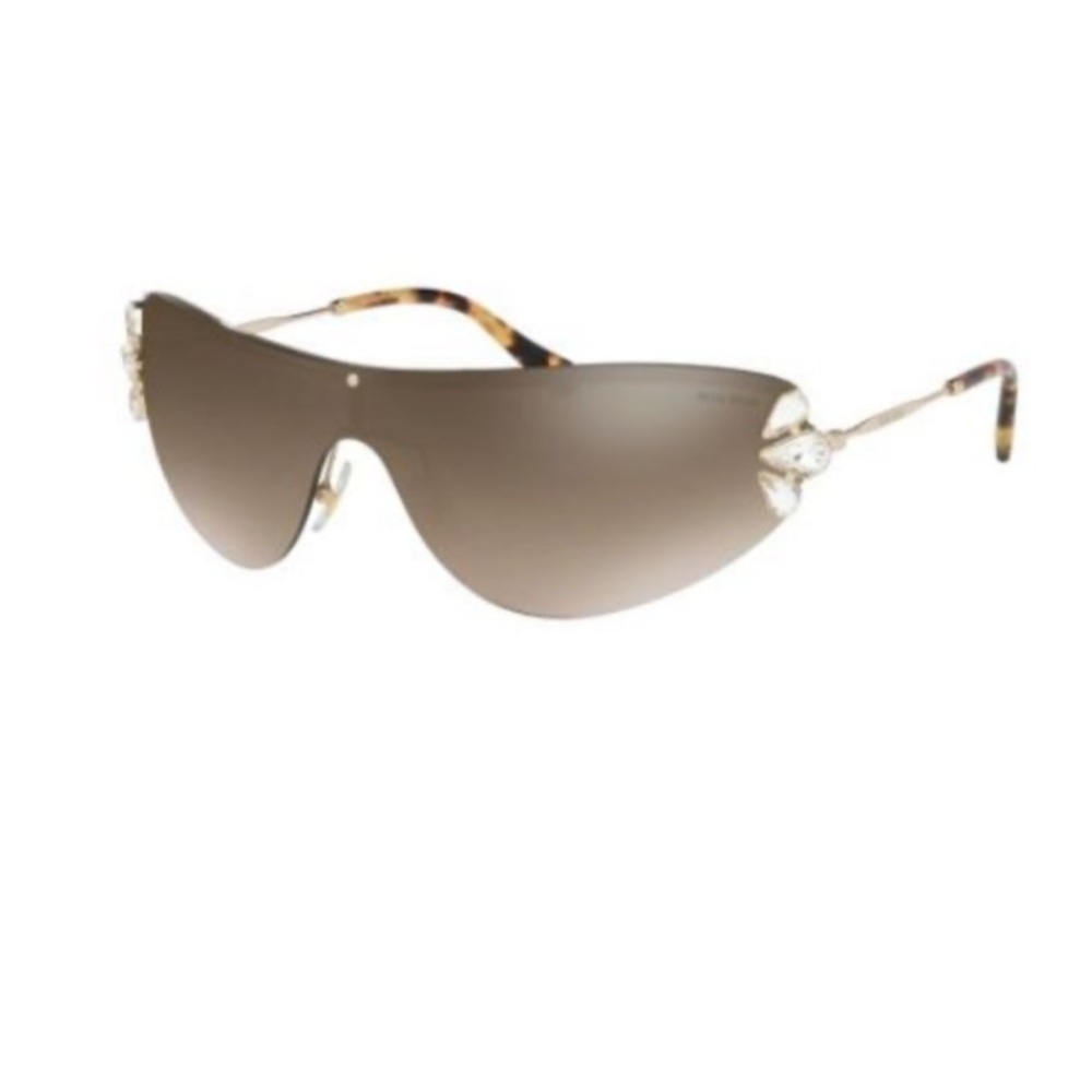 MIU MIU Sunglasses Women MU66US ZVN4O2 Mirrored Statement Sunglasses